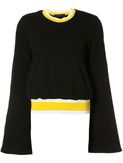 Shop Ellery Flared Sleeves Blouse In Black