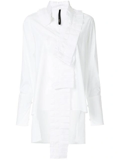 Shop Taylor Adorned Signify Shirt In White