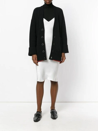 Shop Dsquared2 Chunky Buttoned Cardigan - Black
