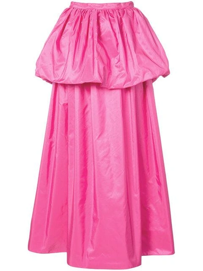 Shop Stella Mccartney Satin Skirt In Pink