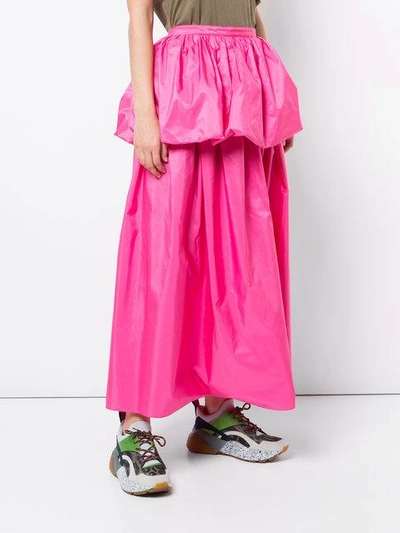 Shop Stella Mccartney Satin Skirt In Pink