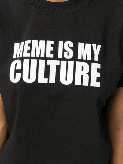 Shop Gcds Meme Print T-shirt In Black