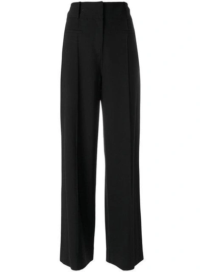 Shop Diane Von Furstenberg Tailored Trousers - Black