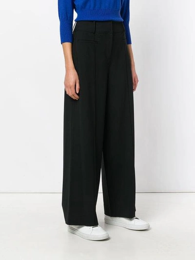 Shop Diane Von Furstenberg Tailored Trousers - Black