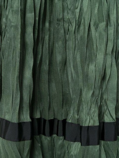 Shop Sacai Textured Midi Skirt
