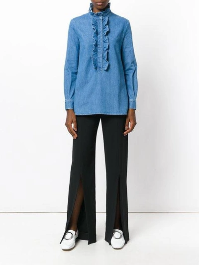 Shop Stella Mccartney 'camicia' Jeansbluse In 4029