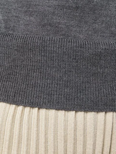 Shop Rochas Fine Knit Top - Grey