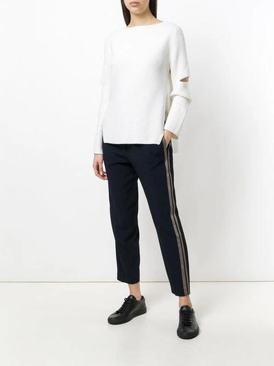 side stripe joggers