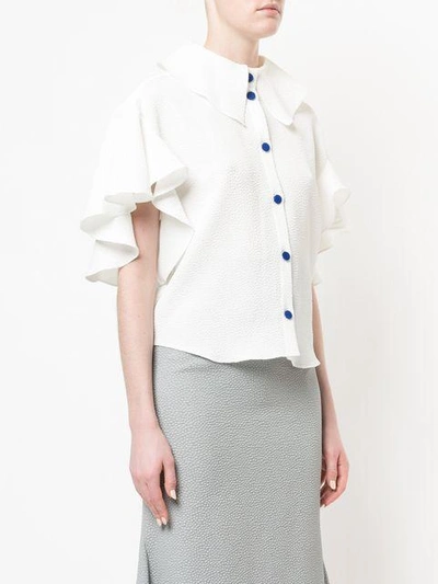 Shop Edeline Lee Absurd Shirt - White