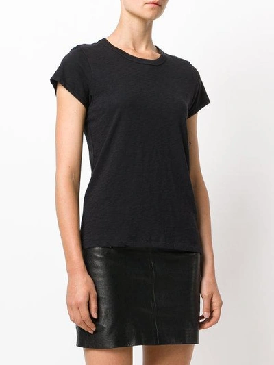 Rag & Bone Rag And Bone Black The Tee T-shirt In Black