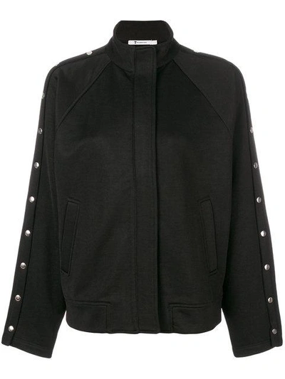 Shop Alexander Wang T T By Alexander Wang Studded Jacket - Black
