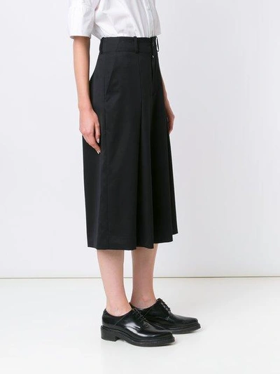 Shop Y's Wide Leg Culottes - Black