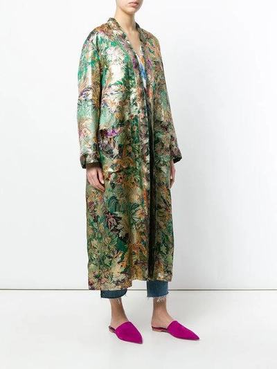 Shop Etro Oversized Floral Print Kimono Jacket