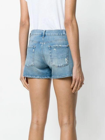 Shop 7 For All Mankind Distressed Denim Shorts