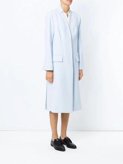 Shop Alcaçuz Chat Oversized Coat - Blue