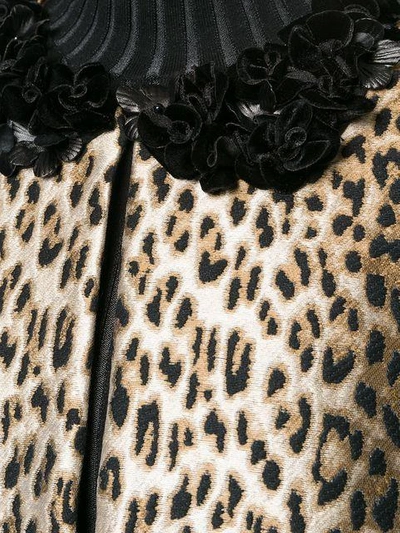 Antonio Marras Leopard Printed Coat In Brown