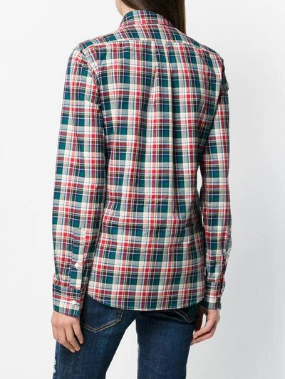 Shop Dsquared2 Plaid Shirt In Multicolour