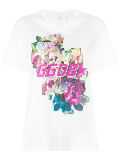 Shop Golden Goose Graphic Print T In White