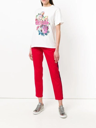 Shop Golden Goose Graphic Print T In White