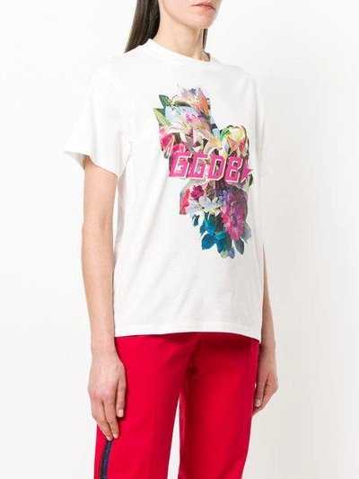 Shop Golden Goose Graphic Print T In White