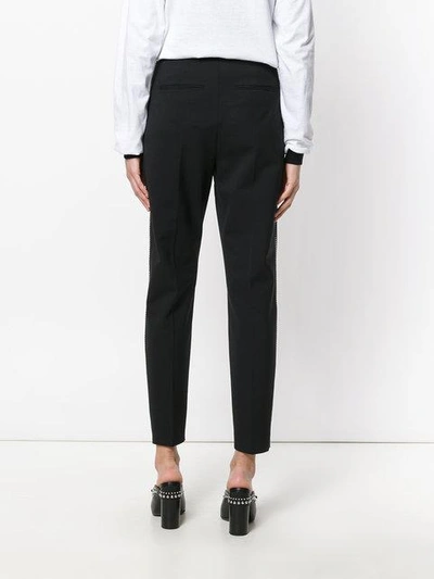 Shop Alexander Wang Cropped Tailored Trousers In Black