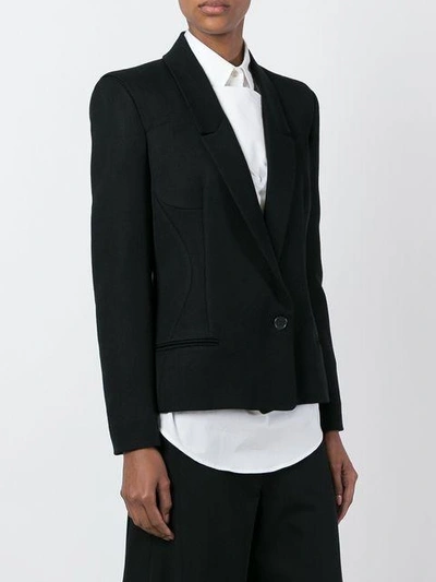 Shop Chalayan Signature Fitted Jacket In Black