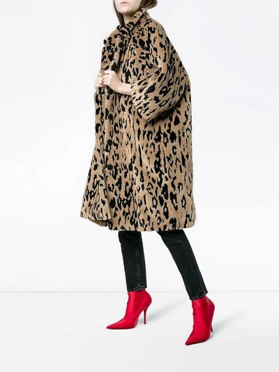 Shop Balenciaga Leopard Opera Coat