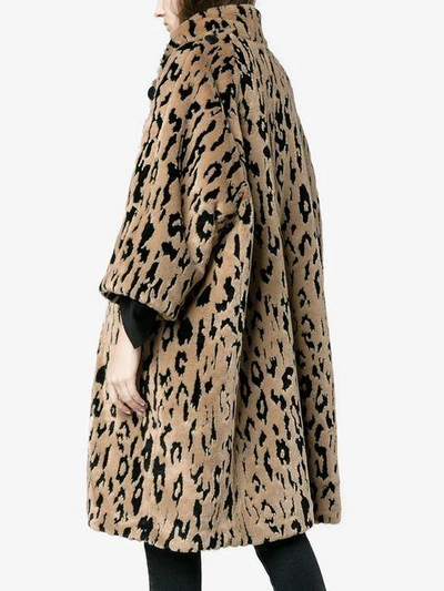 Shop Balenciaga Leopard Opera Coat