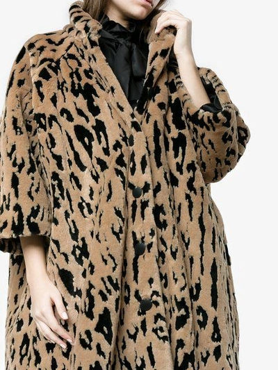 Shop Balenciaga Leopard Opera Coat