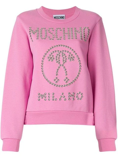 Shop Moschino Question Mark Sweatshirt