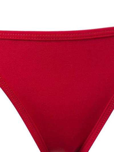 Shop Duskii 'oasis' Slim Regular Bikini Bottom In Red