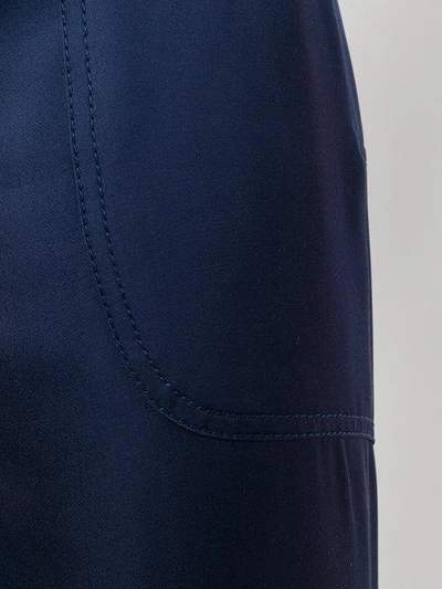 Shop Barbara Bui Tailored Fitted Trousers In Blue