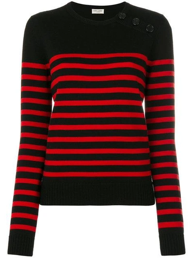 SAINT LAURENT STRIPED TOP 485179YA2ID12145662