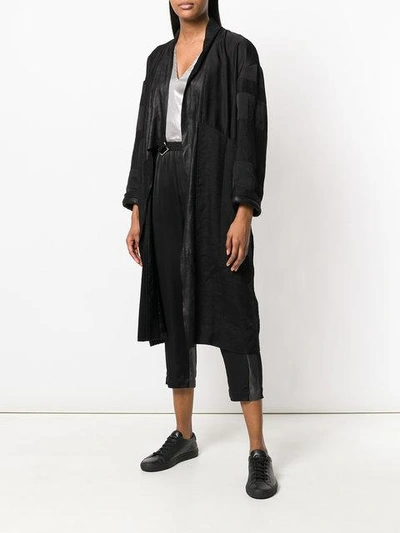 Shop Ilaria Nistri Wrap-style Coat - Black