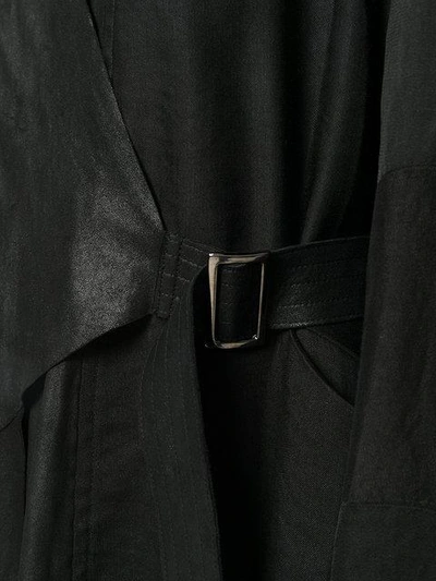 Shop Ilaria Nistri Wrap-style Coat - Black