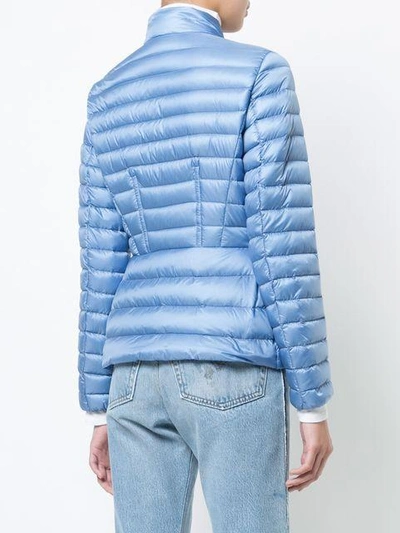 Shop Moncler Agate Padded Jacket - Blue