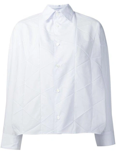Shop Junya Watanabe Origami Shirt In White