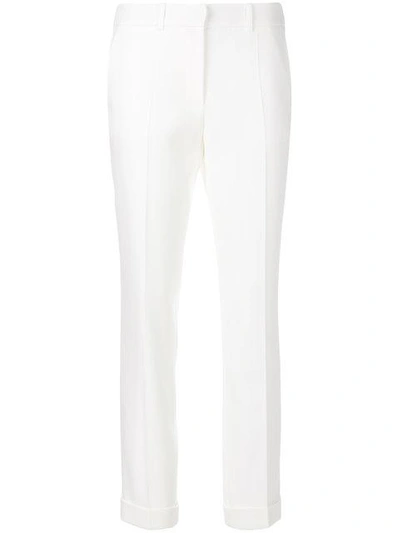 Shop Paule Ka Tailored Trousers - White