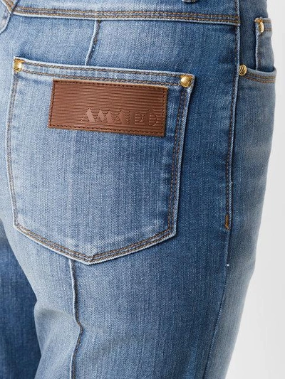 Shop Amapô Paris Flared Jeans In Azul