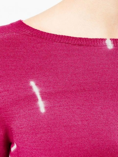 Shop Suzusan Flared Sleeves Jumper In Pink