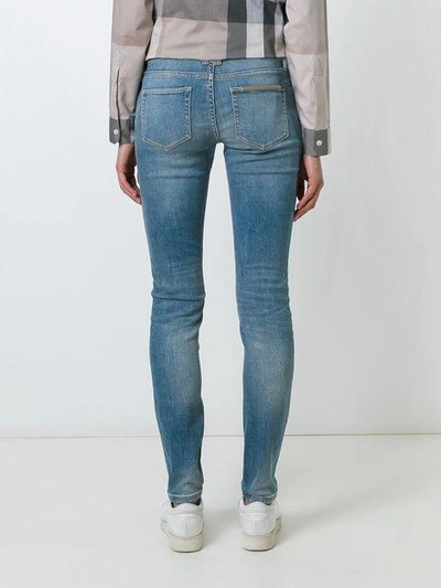 Shop Burberry Skinny Low In Blue