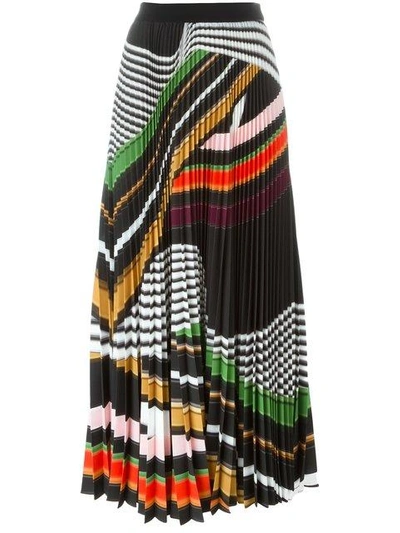 Shop Mary Katrantzou 'pelar' Pleated Maxi Skirt In Multicolour