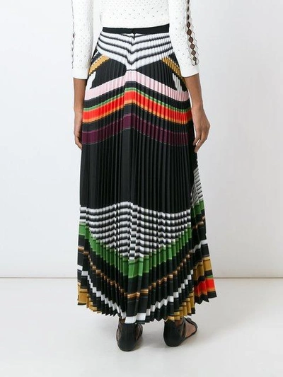 Shop Mary Katrantzou 'pelar' Pleated Maxi Skirt In Multicolour