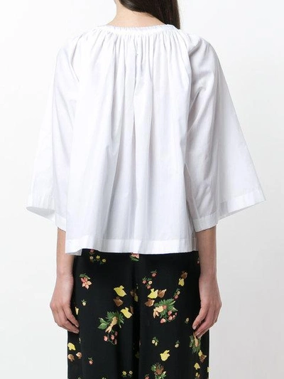 Shop Antonio Marras Drawstring Blouse - White