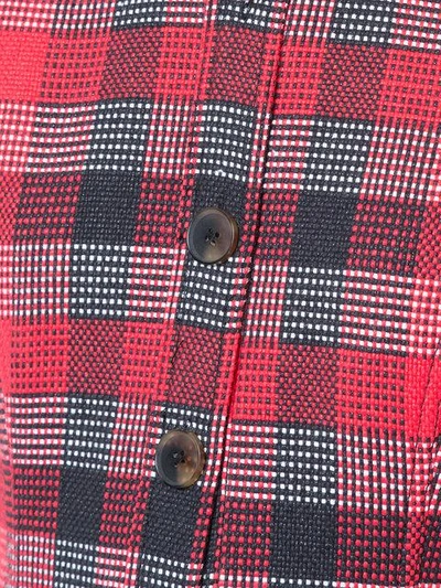 Shop Derek Lam 10 Crosby Sleeveless Button-down Asymmetrical Dress - Red