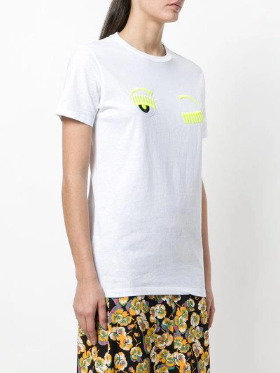 Shop Chiara Ferragni Flirting T-shirt - White