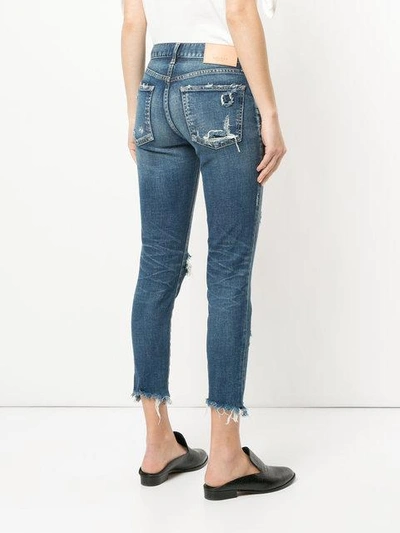 Shop Moussy Isko Skinny Jeans In Blue