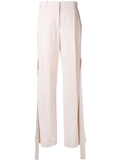 Shop Givenchy Flared Tailored Trousers In Pink