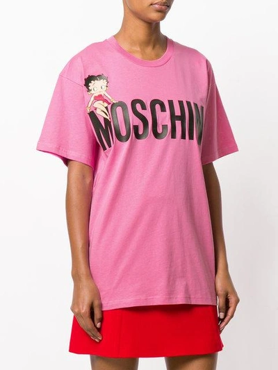 Shop Moschino Oversized Betty Boop T-shirt