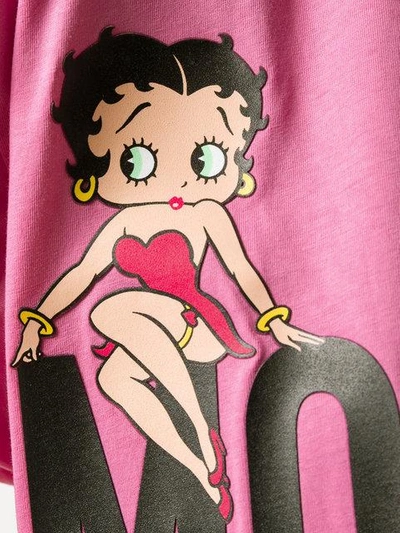 Shop Moschino Oversized Betty Boop T-shirt